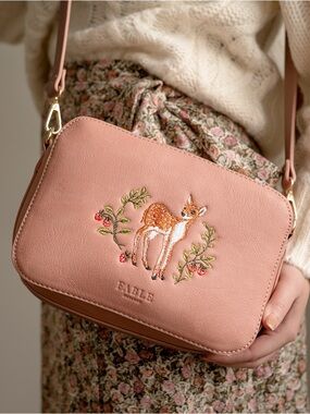 🆕 FABLE ENGLAND Fawn 🦌 Embroidered Crossbody Bag